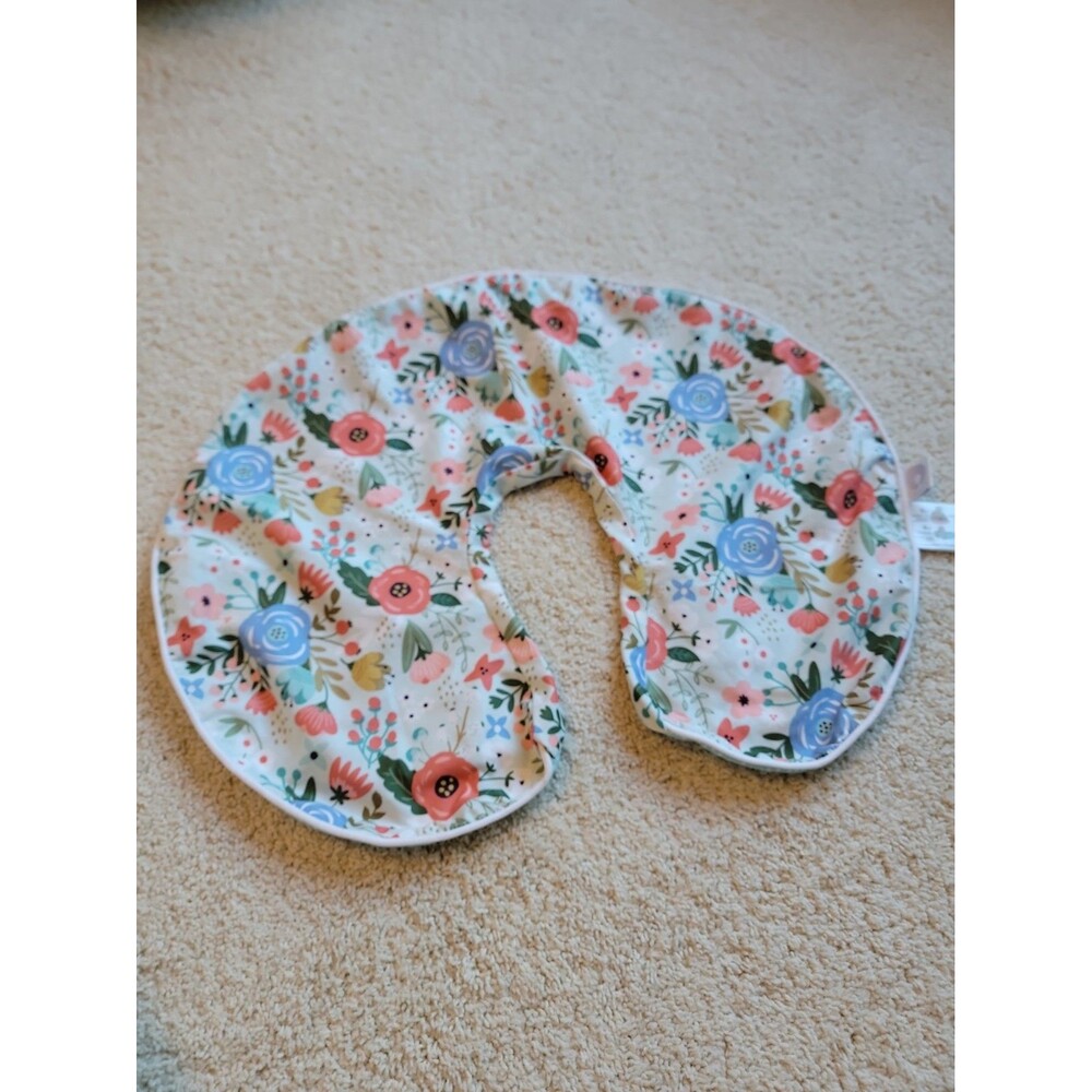 Boppy Floral Nursing Pillow Cover For Feeding Tummy Time Sitting